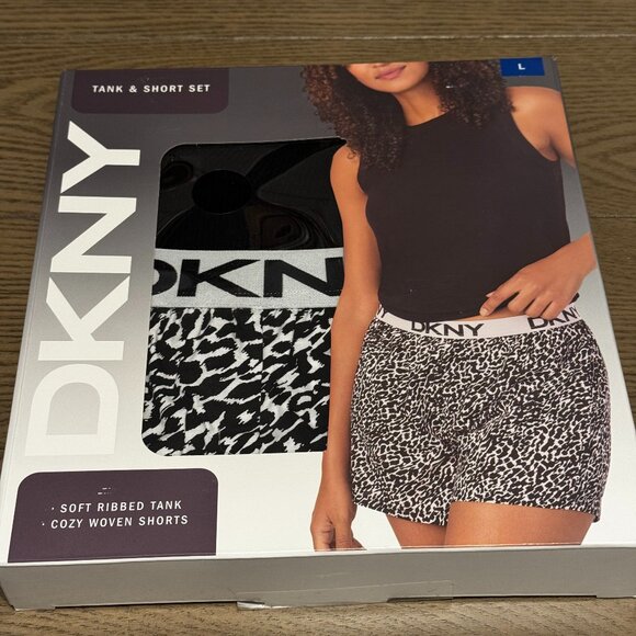 New DKNY Tank and Short Set Large - Picture 1 of 4